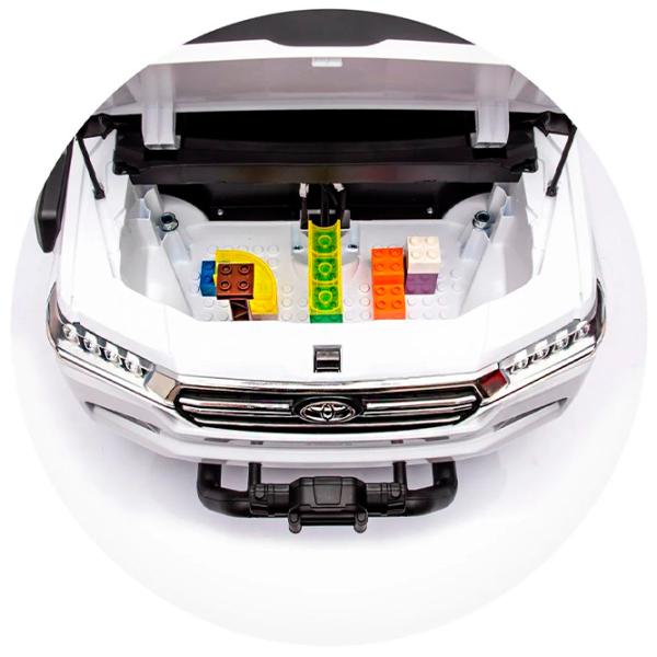 Mașină electrică Toyota Land Cruiser Chipolino ELJTLC0232W 3 km/ h/ 30 kg/ 3+/ White photo 7