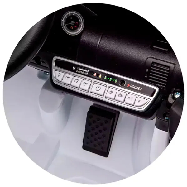 Mașină electrică Toyota Land Cruiser Chipolino ELJTLC0232W 3 km/ h/ 30 kg/ 3+/ White photo 9