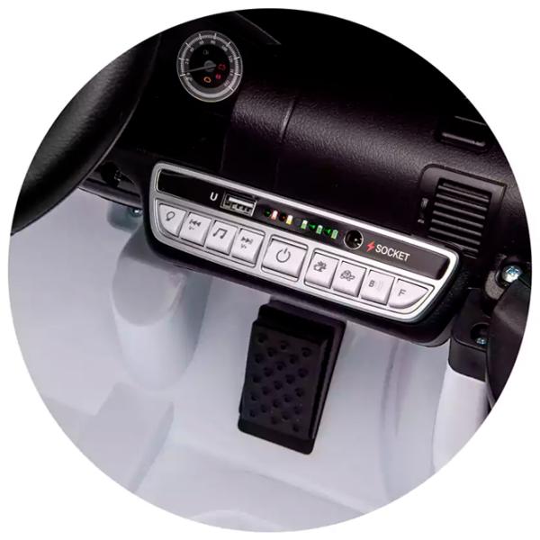 Mașină electrică Toyota Land Cruiser Chipolino ELJTLC0232W 3 km/ h/ 30 kg/ 3+/ White photo 9
