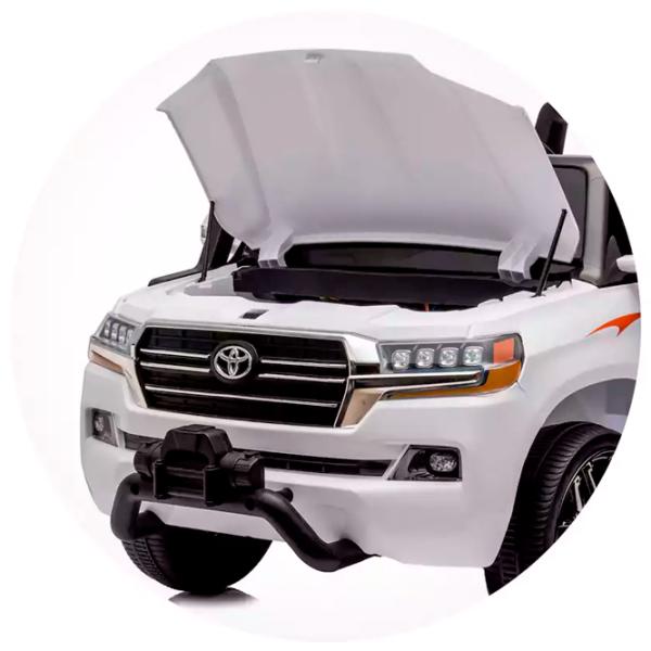 Mașină electrică Toyota Land Cruiser Chipolino ELJTLC0232W 3 km/ h/ 30 kg/ 3+/ White photo 10