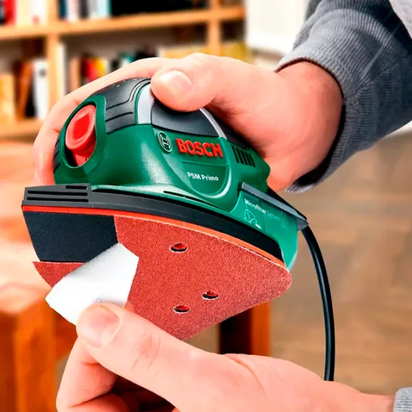 Șlefuitor Bosch PSM PRISMO Cu vibrații/ 50 W/ Green photo 2 Șlefuitor Bosch PSM PRISMO Cu vibrații/ 50 W/ Green photo 2