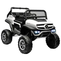 Mașină electrică Mercedes-Benz Kids car Unimog 5 km/ h/ 30 kg/ 3+/ White photo 3