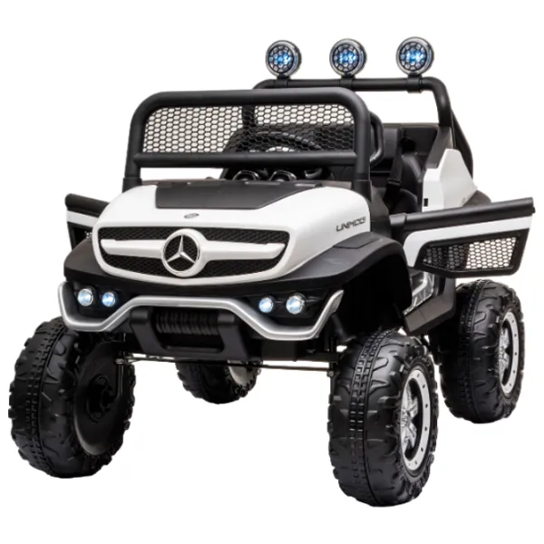 Mașină electrică Mercedes-Benz Kids car Unimog 5 km/ h/ 30 kg/ 3+/ White photo 8 Mașină electrică Mercedes-Benz Kids car Unimog 5 km/ h/ 30 kg/ 3+/ White photo 8