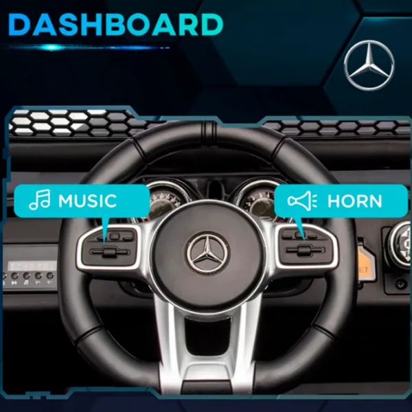 Mașină electrică Mercedes-Benz Kids car Unimog 5 km/ h/ 30 kg/ 3+/ Black photo 7 Mașină electrică Mercedes-Benz Kids car Unimog 5 km/ h/ 30 kg/ 3+/ Black photo 7