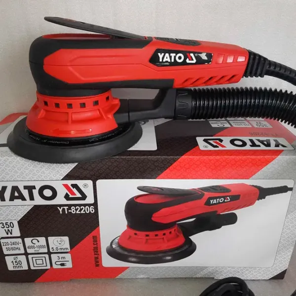 Mașină de lustruit Yato YT82206 De polisat/ 350 W/ Red photo 5 Mașină de lustruit Yato YT82206 De polisat/ 350 W/ Red photo 5