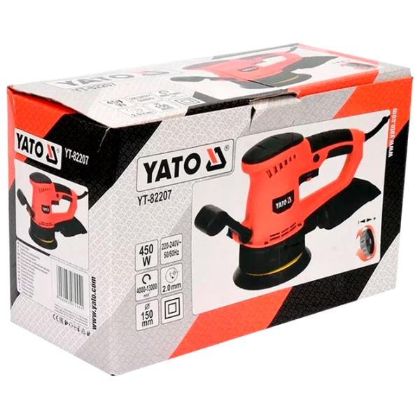 Шлифовальная машина Yato YT82207 Эксцентриковая/ 450 Вт/ Красный photo 6 Шлифовальная машина Yato YT82207 Эксцентриковая/ 450 Вт/ Красный photo 6