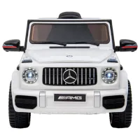 Mașină electrică Mercedes-AMG G63 Kids car 8350072BR 2.5 km/ h/ 25 kg/ 3+/ White photo 3