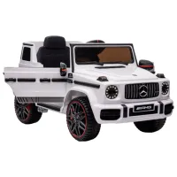 Mașină electrică Mercedes-AMG G63 Kids car 8350072BR 2.5 km/ h/ 25 kg/ 3+/ White photo 6