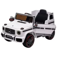 Mașină electrică Mercedes-AMG G63 Kids car 8350072BR 2.5 km/ h/ 25 kg/ 3+/ White photo 7