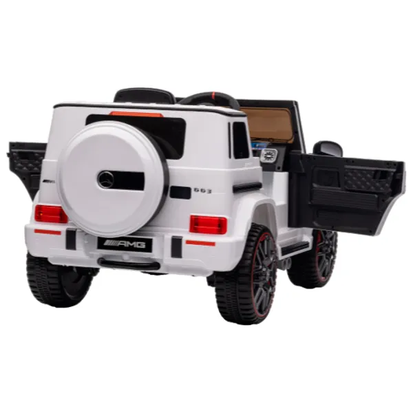 Mașină electrică Mercedes-AMG G63 Kids car 8350072BR 2.5 km/ h/ 25 kg/ 3+/ White photo 9 Mașină electrică Mercedes-AMG G63 Kids car 8350072BR 2.5 km/ h/ 25 kg/ 3+/ White photo 9