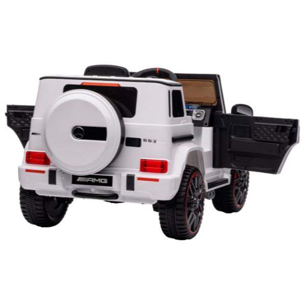 Mașină electrică Mercedes-AMG G63 Kids car 8350072BR 2.5 km/ h/ 25 kg/ 3+/ White photo 9 Mașină electrică Mercedes-AMG G63 Kids car 8350072BR 2.5 km/ h/ 25 kg/ 3+/ White photo 9