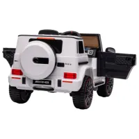 Mașină electrică Mercedes-AMG G63 Kids car 8350072BR 2.5 km/ h/ 25 kg/ 3+/ White photo 9