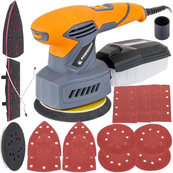 Шлифовальная машина Powermat PM-SMO-3W1T Эксцентриковая/ 1200 Вт/ Gray photo 5 Шлифовальная машина Powermat PM-SMO-3W1T Эксцентриковая/ 1200 Вт/ Gray photo 5