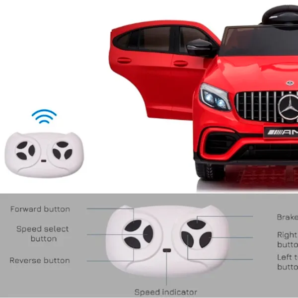 Mașină electrică Mercedes-AMG GLC 63S Kids car 8690014BR 8 km/ h/ 25 kg/ 3+/ Red photo 4 Mașină electrică Mercedes-AMG GLC 63S Kids car 8690014BR 8 km/ h/ 25 kg/ 3+/ Red photo 4