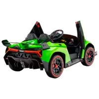 Mașină electrică Lamborghini Venero Kids car 8610043-2DR 7 km/ h/ 30 kg/ 3+/ Green photo 7