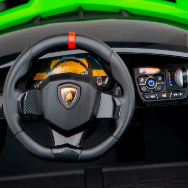 Mașină electrică Lamborghini Venero Kids car 8610043-2DR 7 km/ h/ 30 kg/ 3+/ Green photo 10 Mașină electrică Lamborghini Venero Kids car 8610043-2DR 7 km/ h/ 30 kg/ 3+/ Green photo 10
