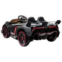 Mașină electrică Lamborghini Venero Kids car 8610043-2DR 7 km/ h/ 30 kg/ 3+/ Silver photo 5