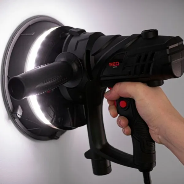 Шлифовальная машина Red Technic RTSDG0023 для стен/ 1500 Вт/ Black photo 4