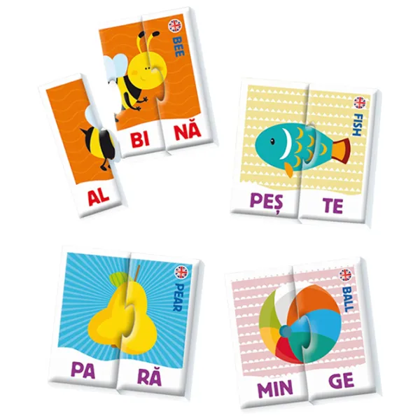 Puzzle 2D Agerino Silabe 4+/ Numărul de piese: 60 photo 2 Puzzle 2D Agerino Silabe 4+/ Numărul de piese: 60 photo 2