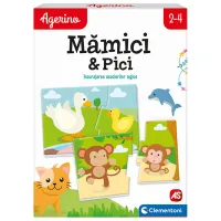 Puzzle 2D Agerino Mamici si pici 2+/ Numărul de piese: 16 photo 2