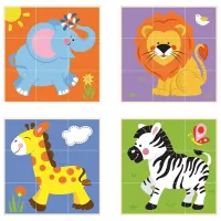 Puzzle 3D VIGA Animale sălbatice 2+/ Numărul de piese: 10 photo 5