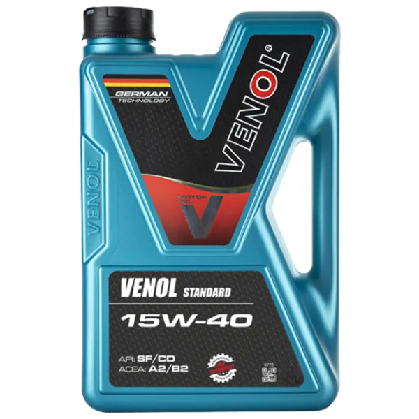 Моторное масло Venol Standard SF/ CD 15W-40 15W-40 5 л минеральное photo 1