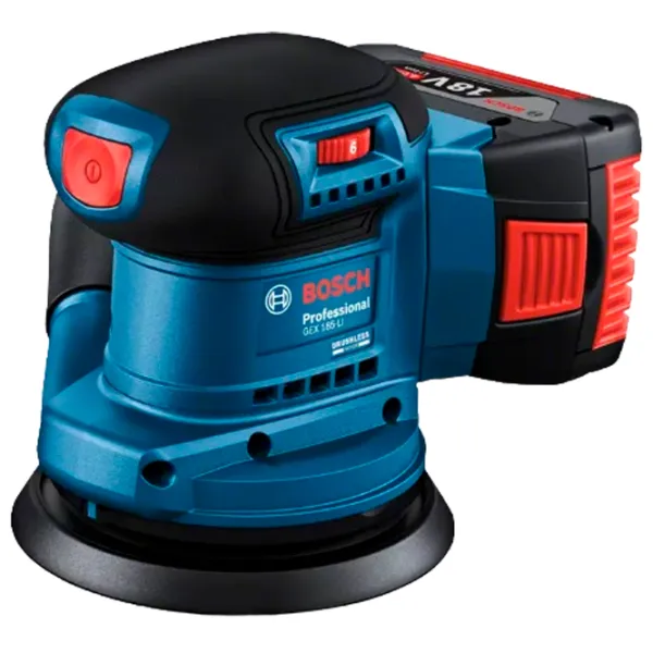 Șlefuitor Bosch GEX 185-LI PROF Cu excentric/ Blue photo 1