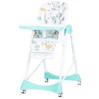 Scaun de masă Chipolino Bambino (STHBM02303AL) / 6 luni / Aloe 