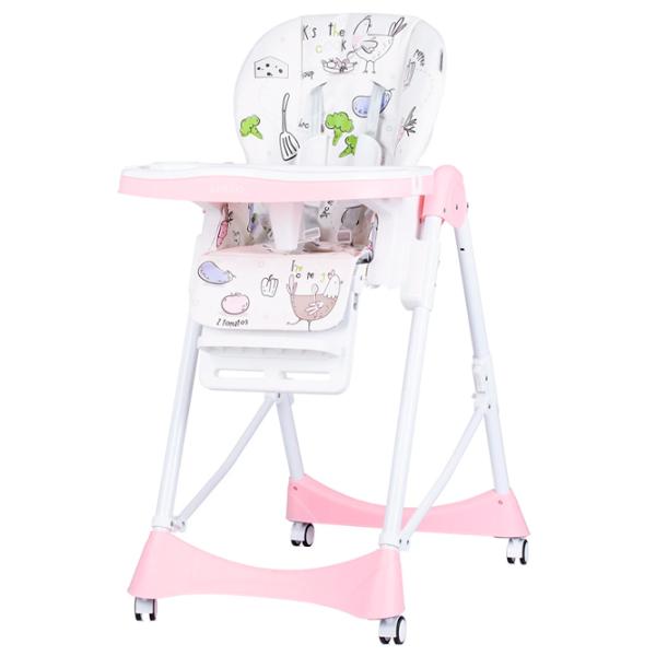 Стульчик для кормления Chipolino Bambino (STHBM02306RW) / 6 месяцев / Rose Water  photo 1