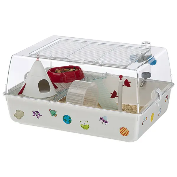 Клетка для грызунов Mini Duna Magic Пластик/ White photo 1