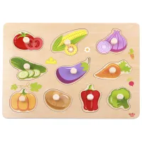 Puzzle 3D Tooky Toy Legume 1.5+/ Numărul de piese: 11