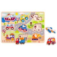 Puzzle 3D Tooky Toy Transport 1+/ Numărul de piese: 10