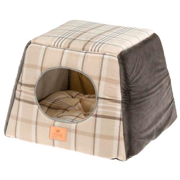 Cort pentru pisici Ferplast EDINBURGH Pluș/ Brown photo 1 Cort pentru pisici Ferplast EDINBURGH Pluș/ Brown photo 1