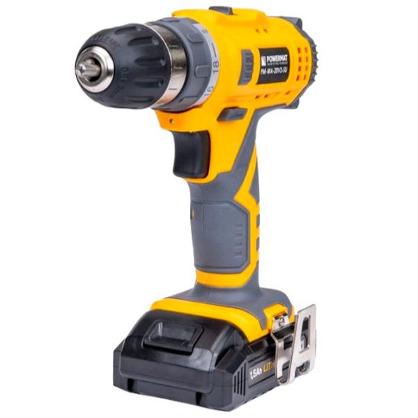 Mașină de găurit și înșurubat Powermat PM-WA-20V2-SU 1350 rot/ min photo 1