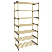 Etajeră Seowood SEO-8177 114 x 56 x 28 cm/ Lemn/ Beige