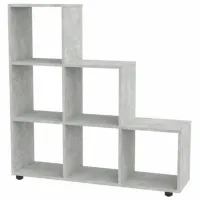 Etajeră ML-Mobila KS-19 107 x 105.5 x 29.2 cm/ LPAL/ Gray