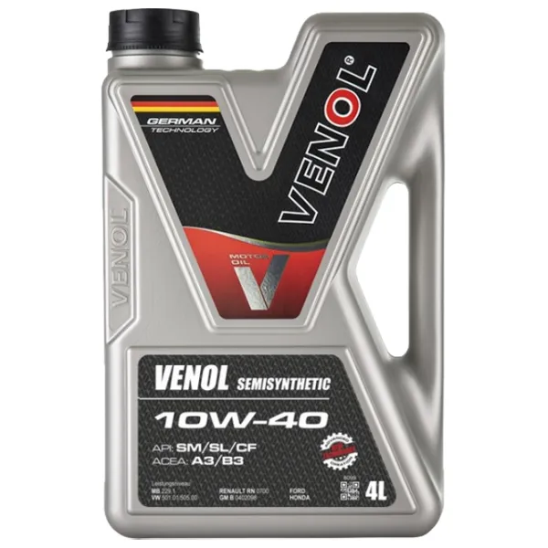 Ulei de motor Venol Semisynthetic 10W-40 4 l semisintetic photo 1