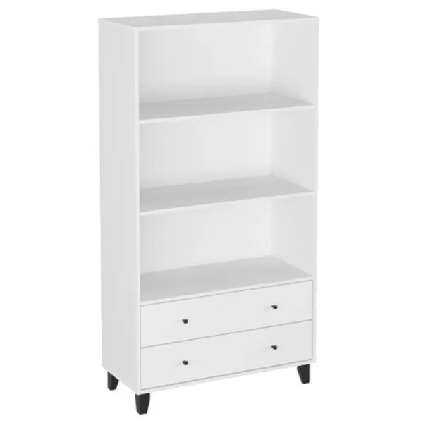 Стеллаж ML-Mobila KS-26 170 x 90 x 40см cm/ LPAL/ White photo 1 Стеллаж ML-Mobila KS-26 170 x 90 x 40см cm/ LPAL/ White photo 1