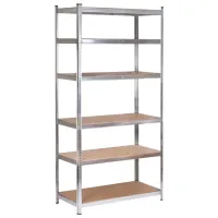 Стеллаж Humberg 5488979 222 x 110 x 50см cm/ Металл/ Silver