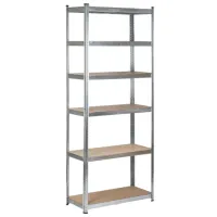 Стеллаж Humberg 5488980 222.2 x 90 x 40см cm/ Металл/ Silver