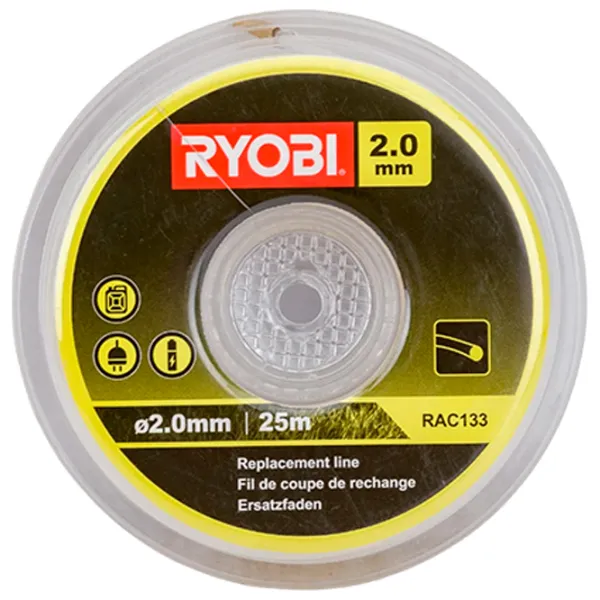Леска для триммера Ryobi RAC133 Nailon/ 25 м photo 1