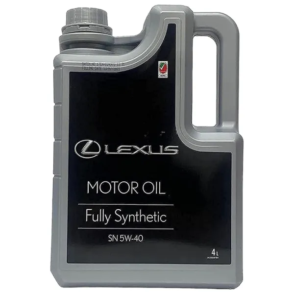 Моторное масло Lexus Fully Synthetic 5W-40 4 л синтетическое photo 1