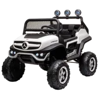 Mașină electrică Mercedes-Benz Kids car Unimog 5 km/ h/ 30 kg/ 3+/ White