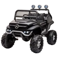 Mașină electrică Mercedes-Benz Kids car Unimog 5 km/ h/ 30 kg/ 3+/ Black