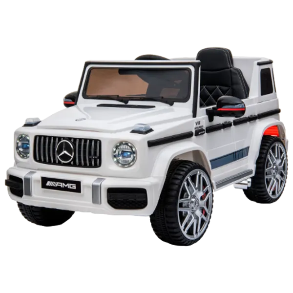 Mașină electrică Mercedes-AMG G63 Kids car 8350072BR 2.5 km/ h/ 25 kg/ 3+/ White photo 1 Mașină electrică Mercedes-AMG G63 Kids car 8350072BR 2.5 km/ h/ 25 kg/ 3+/ White photo 1