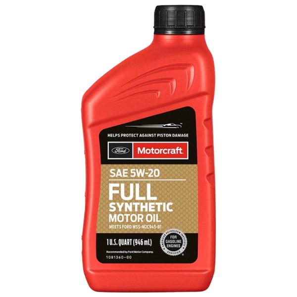 Моторное масло Ford Full Synthetic Motor Oil 5W-20 1 л синтетическое photo 1