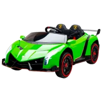Mașină electrică Lamborghini Venero Kids car 8610043-2DR 7 km/ h/ 30 kg/ 3+/ Green