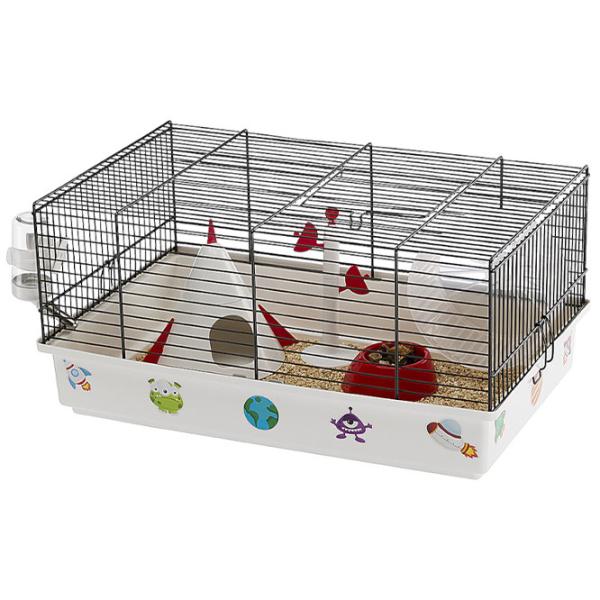 Клетка для грызунов Ferplast CRICETI 9 SPACE Металл/ White photo 1