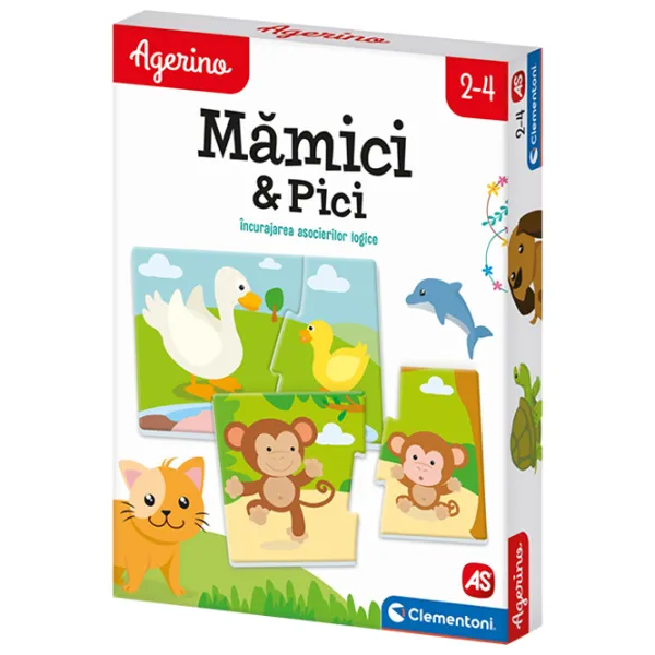 Пазл 2D Agerino Мамы и малыши 2+/ Количество деталей: 16 photo 1 Пазл 2D Agerino Мамы и малыши 2+/ Количество деталей: 16 photo 1