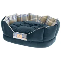 Кровать для кошек Ferplast CHARLES Бархат/ Blue